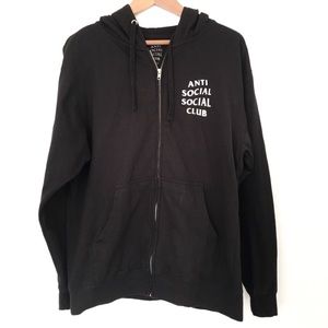 Anti Social Social Club Jacket Black